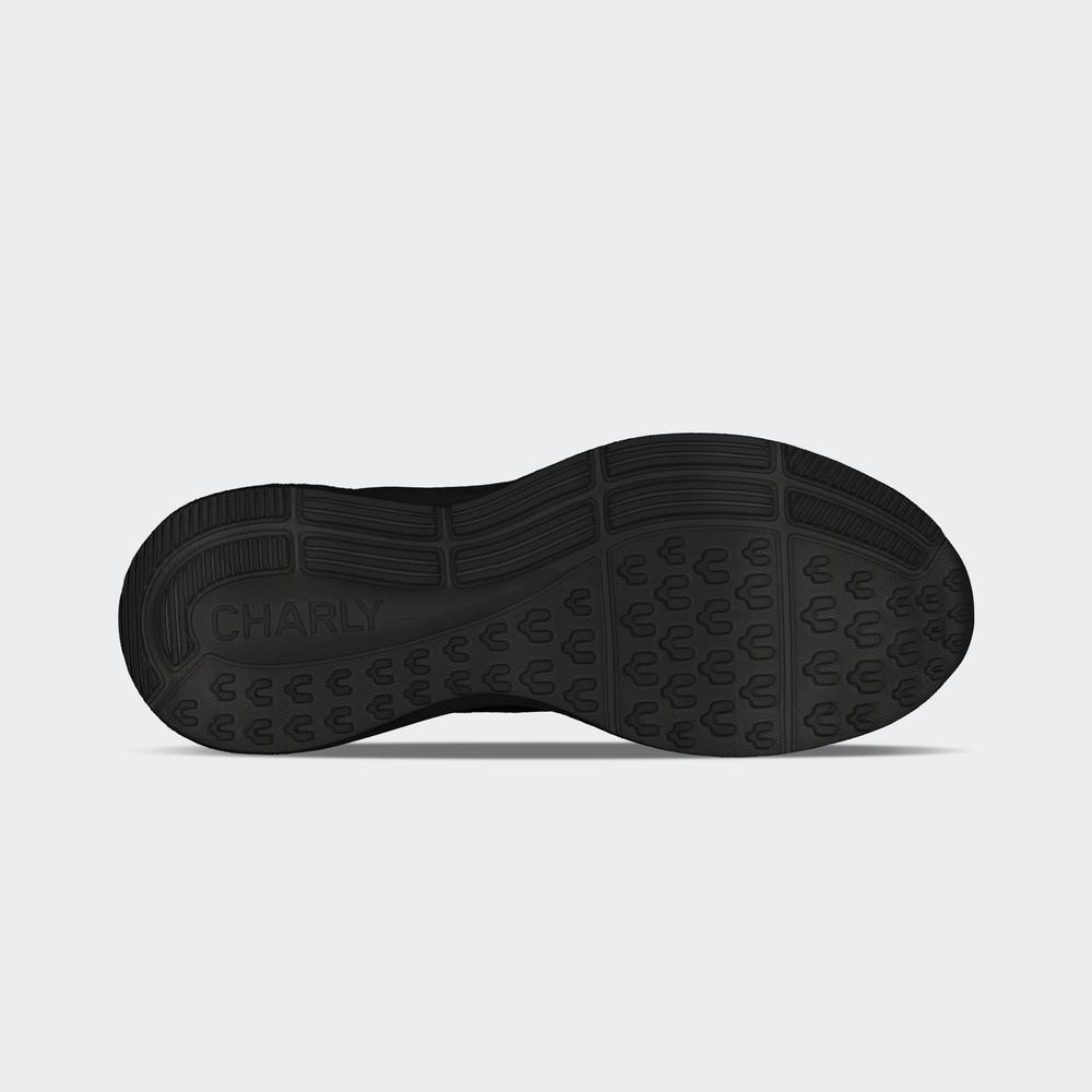Foto 4 pulgar | Tenis Hombre Charly Textiles Comodos Running Sports Negro