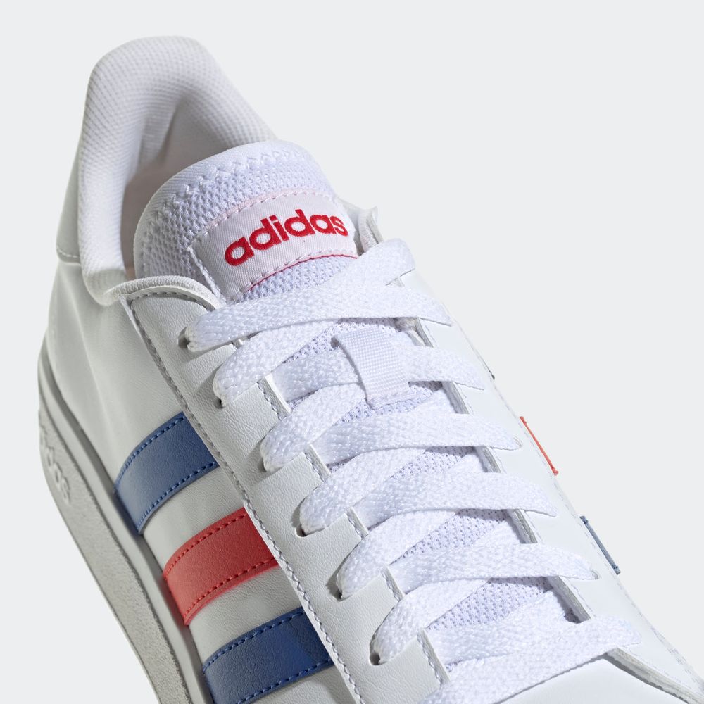 Foto 9 pulgar | Tenis Adidas Grand Court TD Blancos Unisex