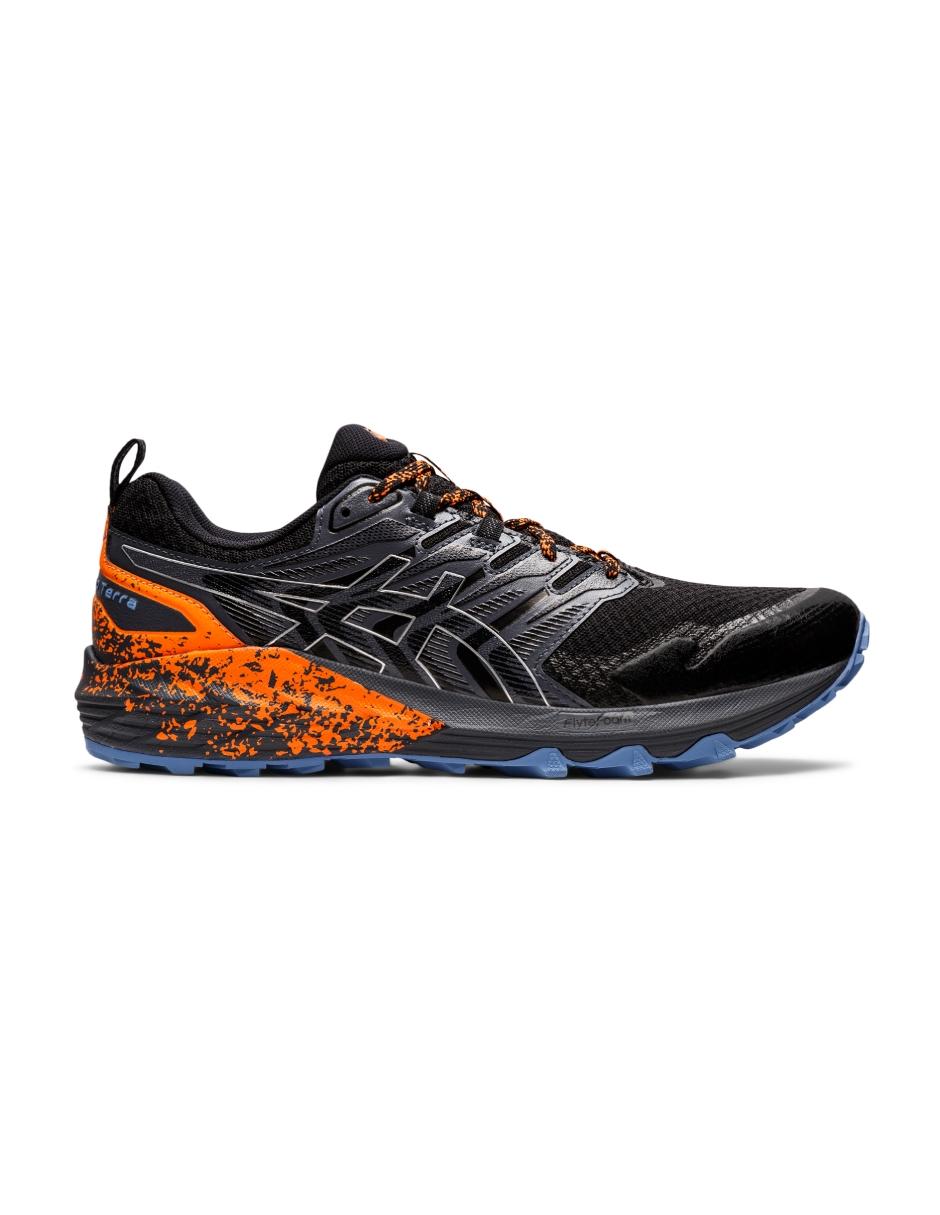 Tenis Asics Gel trabuco Terra color Negro para Hombre Correr Sendero Montaña