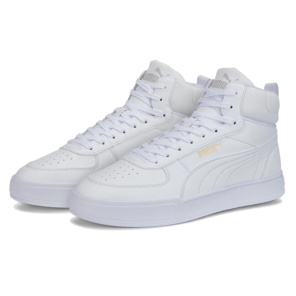 Foto 4 pulgar | Tenis Puma Caven Mid Blancos para Hombre