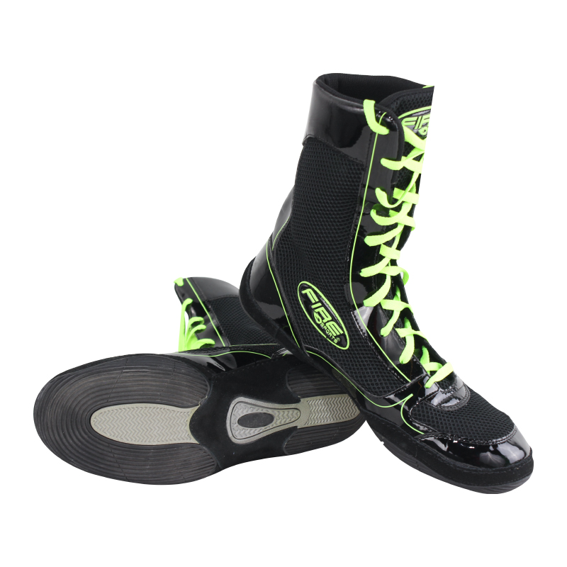 Foto 2 | Zapatilla Larga para Boxeo Fire Sports Negra Unisex