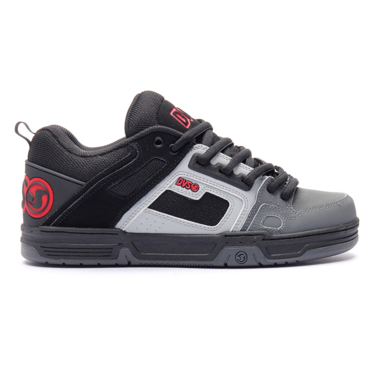 Foto 3 pulgar | Tenis Dvs Comanche 701  Black Gray Red Nubuck Para Skateboarding