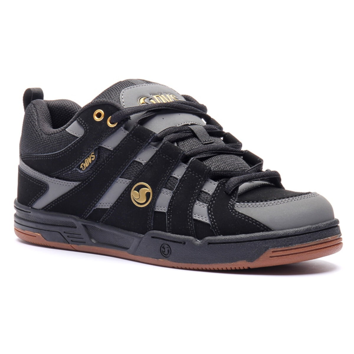 Foto 2 pulgar | Tenis Dvs Primo 002 Negro Charcoal Gold Nubuck Para Skateboarding