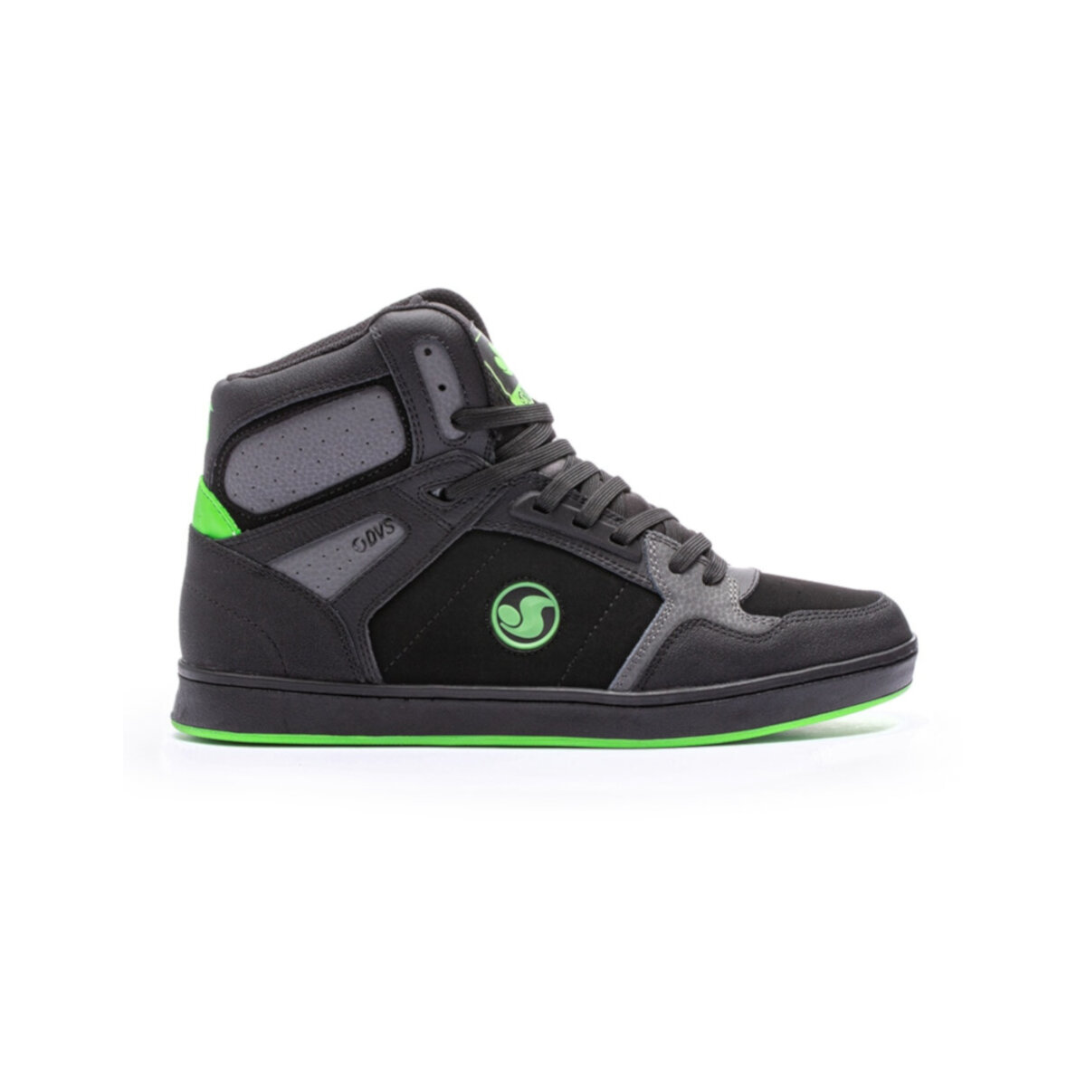 Foto 4 pulgar | Tenis DVS Honcho 007 Black Charcoal Lime para Skateboarding para Hombre