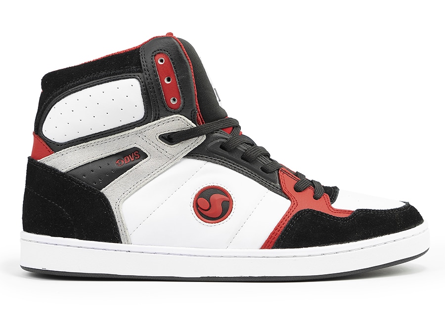 Foto 4 pulgar | Tenis DVS Honcho 100 White Black Red Suede para Skateboarding