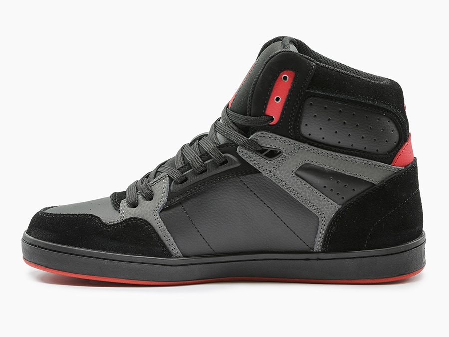 Foto 3 pulgar | Tenis DVS Honcho 006 Black Charcoal Red Suede para Skateboarding