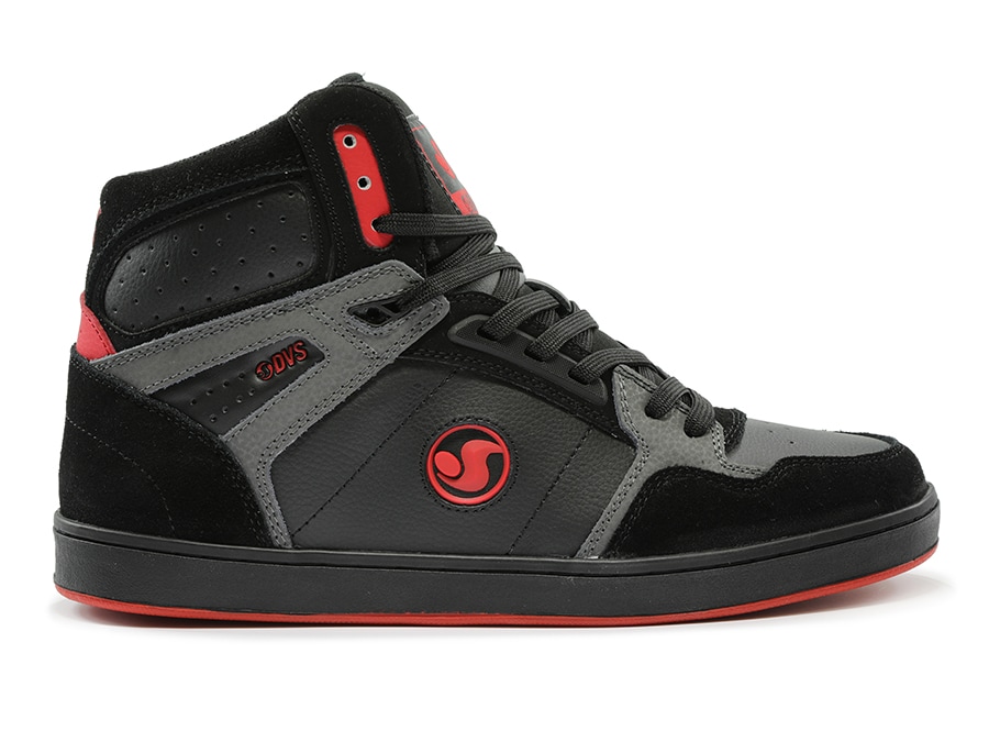 Foto 4 pulgar | Tenis DVS Honcho 006 Black Charcoal Red Suede para Skateboarding