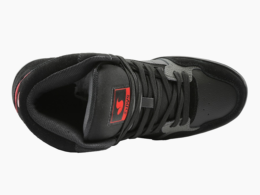 Foto 6 pulgar | Tenis DVS Honcho 006 Black Charcoal Red Suede para Skateboarding