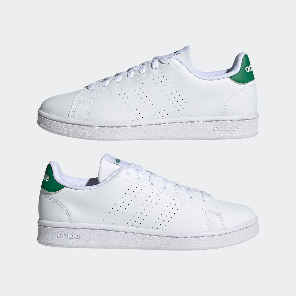 Foto 8 | Tenis Adidas Advantage Blancos para Hombre