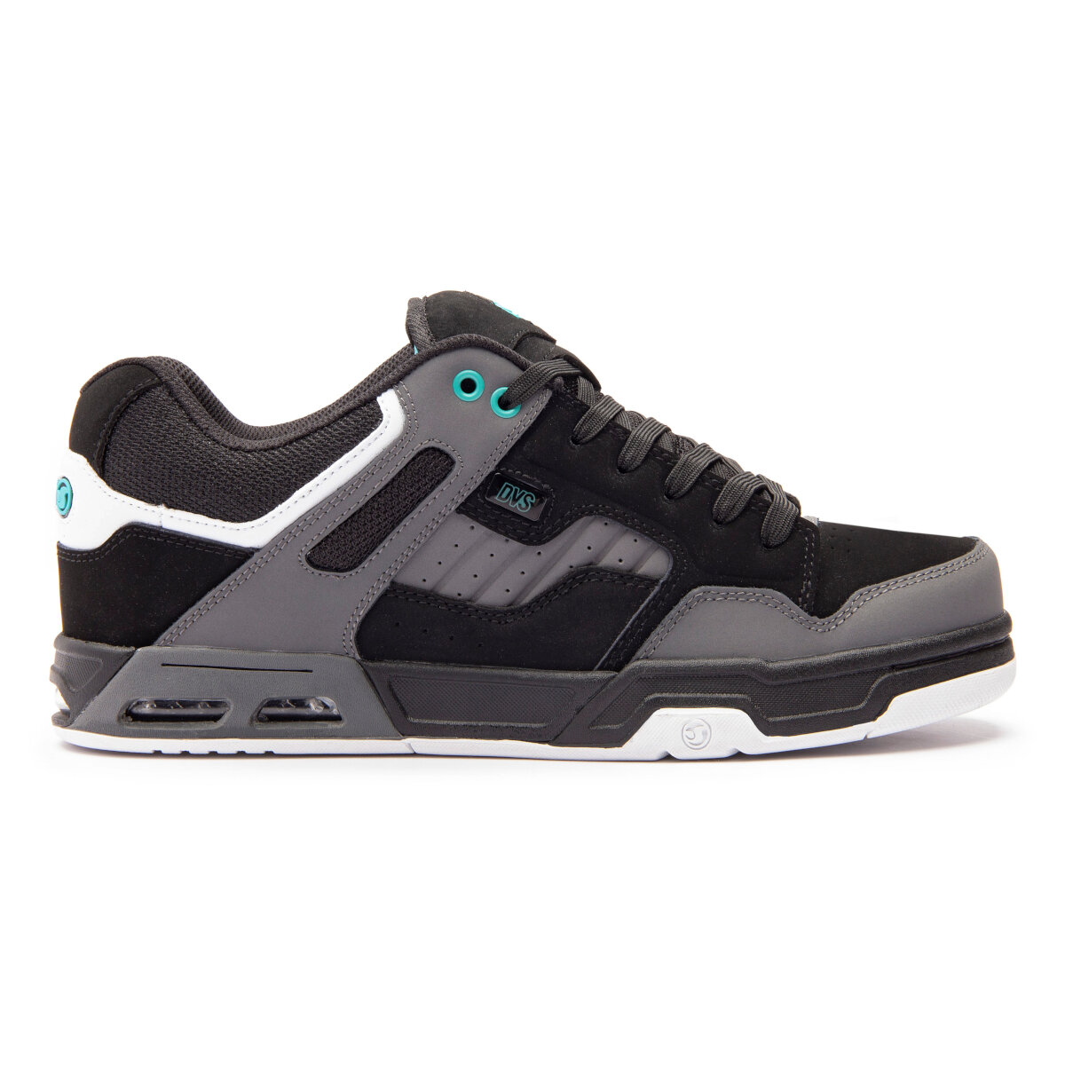 Foto 3 pulgar | Tenis Dvs Enduro Heir 985 color Negro Charcoal Turquoise Nubuck Para Skateboarding