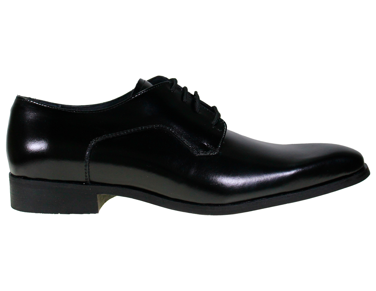 Foto 2 | Zapatos de Vestir de Piel Claudio Rocco color Negro para Hombre