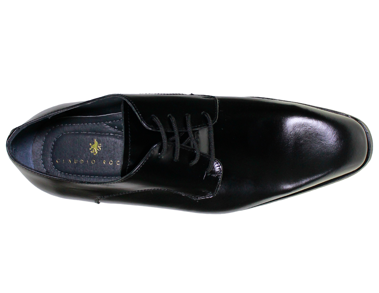 Foto 3 | Zapatos de Vestir de Piel Claudio Rocco color Negro para Hombre