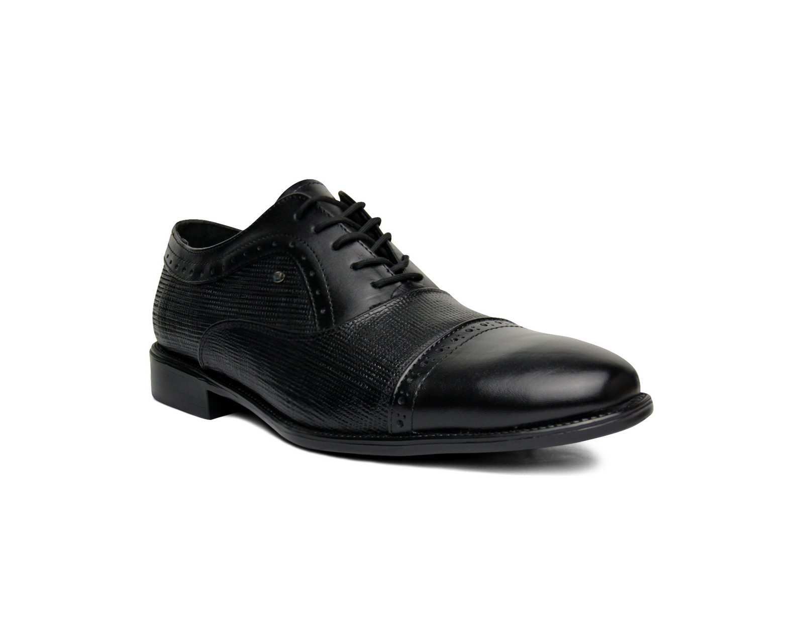 Vestir Para Caballero Lob Footwear Piel Negro 16403032