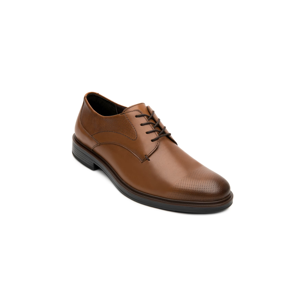 Zapato de Vestir Derby Flexi 400111 Tan para Hombre