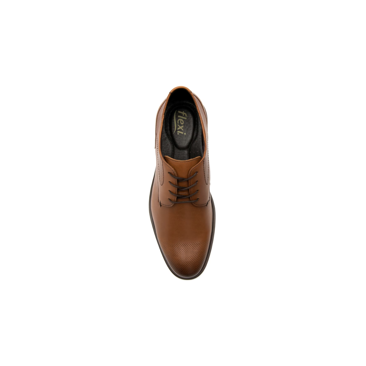 Foto 4 pulgar | Zapato de Vestir Derby Flexi 400111 Tan para Hombre