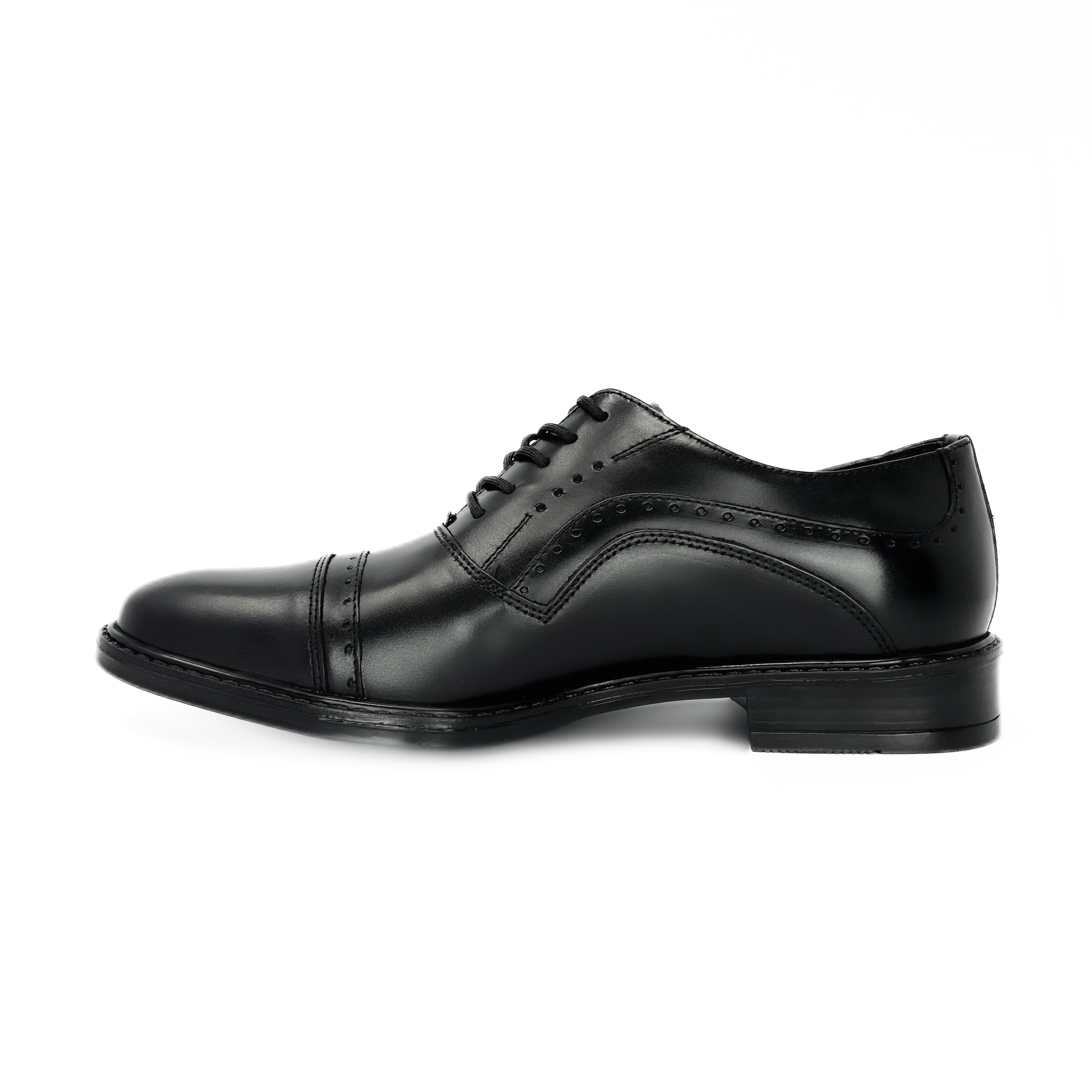 Foto 2 pulgar | Zapato Dasalo Oxford En Piel Vacuno Negro Para Hombre