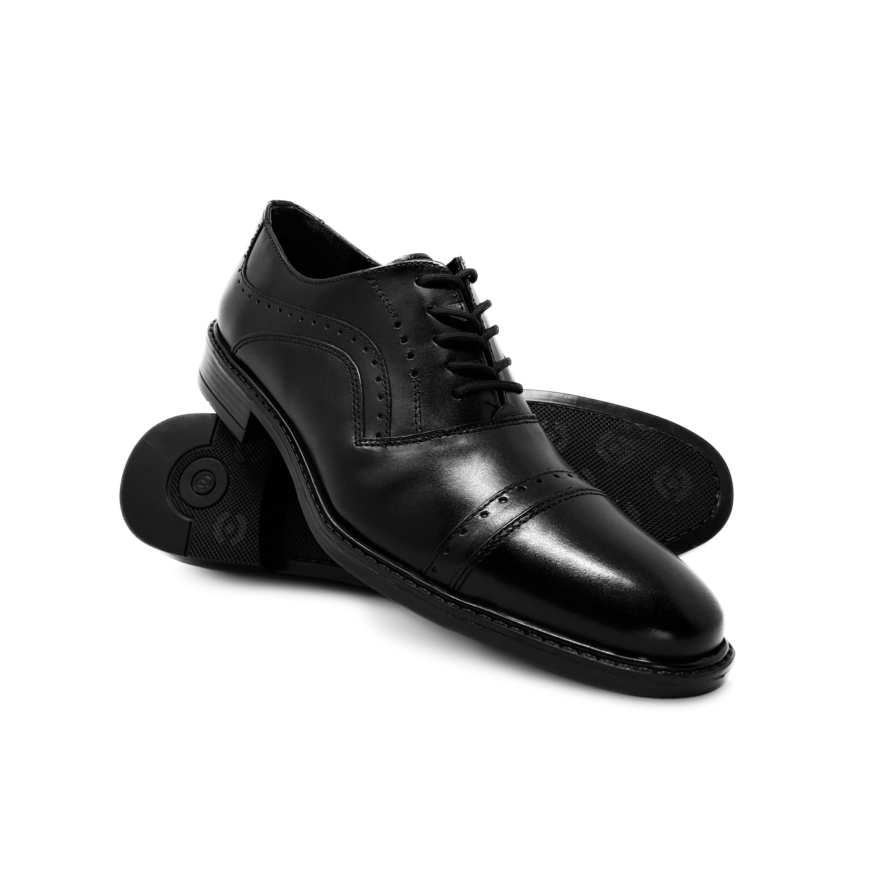Foto 5 pulgar | Zapato Dasalo Oxford En Piel Vacuno Negro Para Hombre