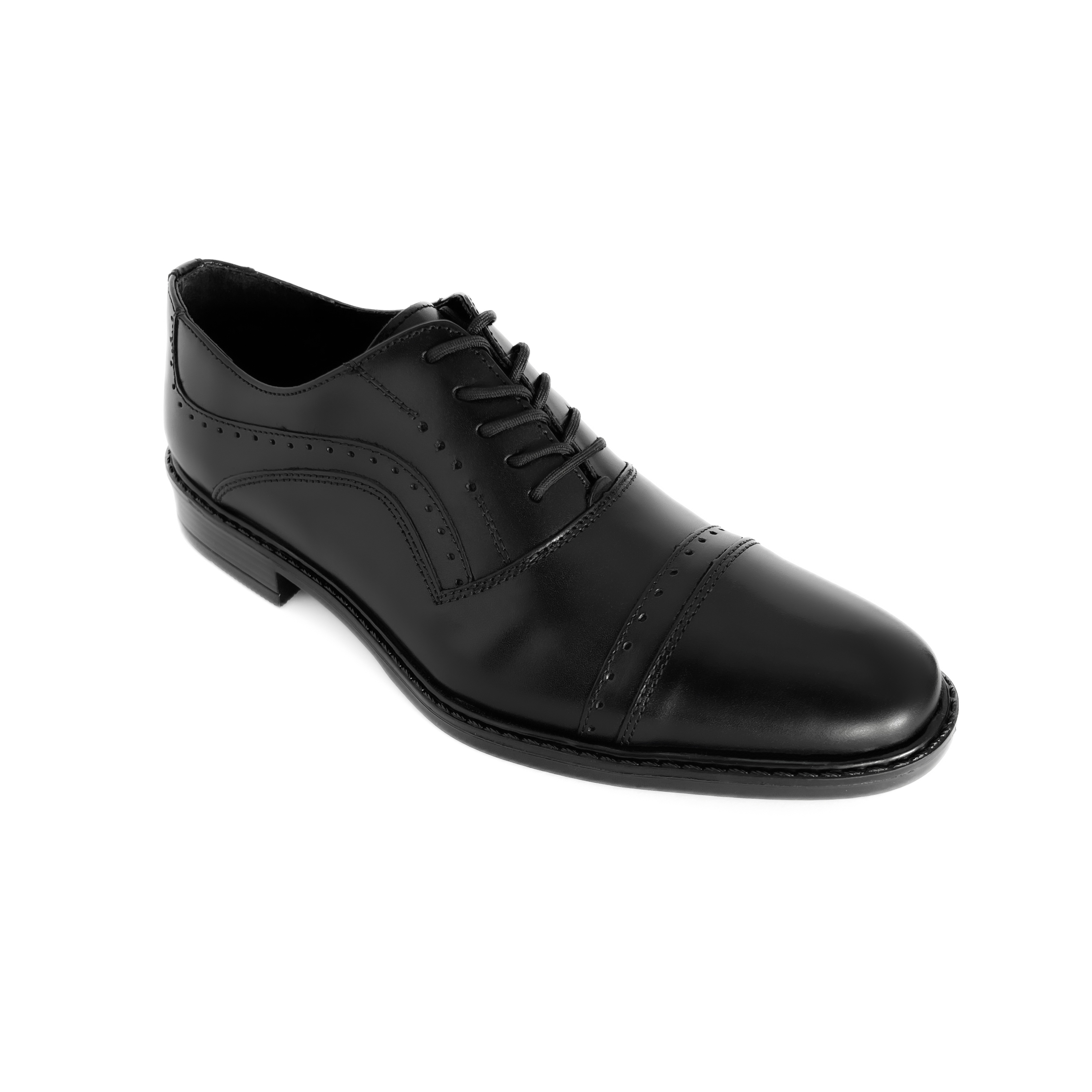 Foto 6 pulgar | Zapato Dasalo Oxford En Piel Vacuno Negro Para Hombre
