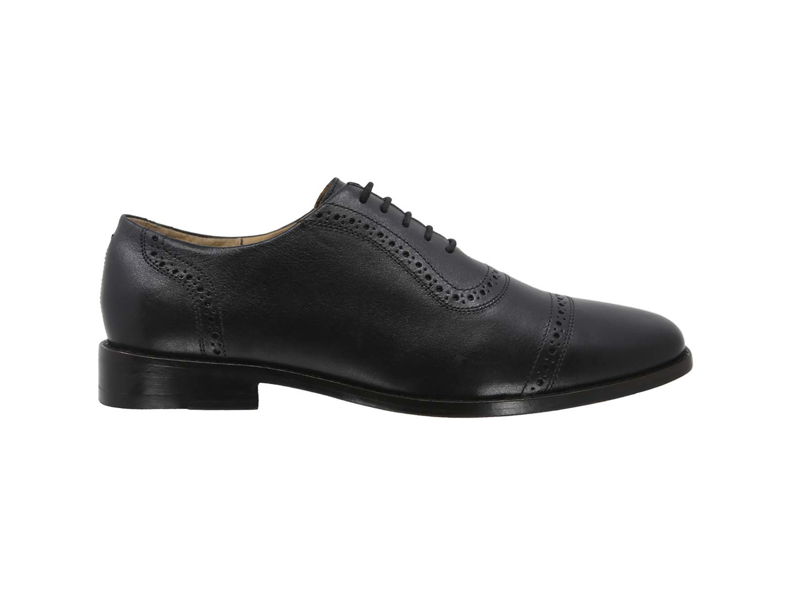 Foto 2 | Zapato Bostoniano Suela de Cuero Triples Firenze 36151 Negros para Hombre