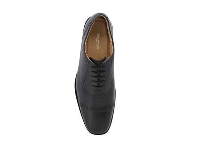 Foto 6 | Zapato Bostoniano Suela de Cuero Triples Firenze 36151 Negros para Hombre