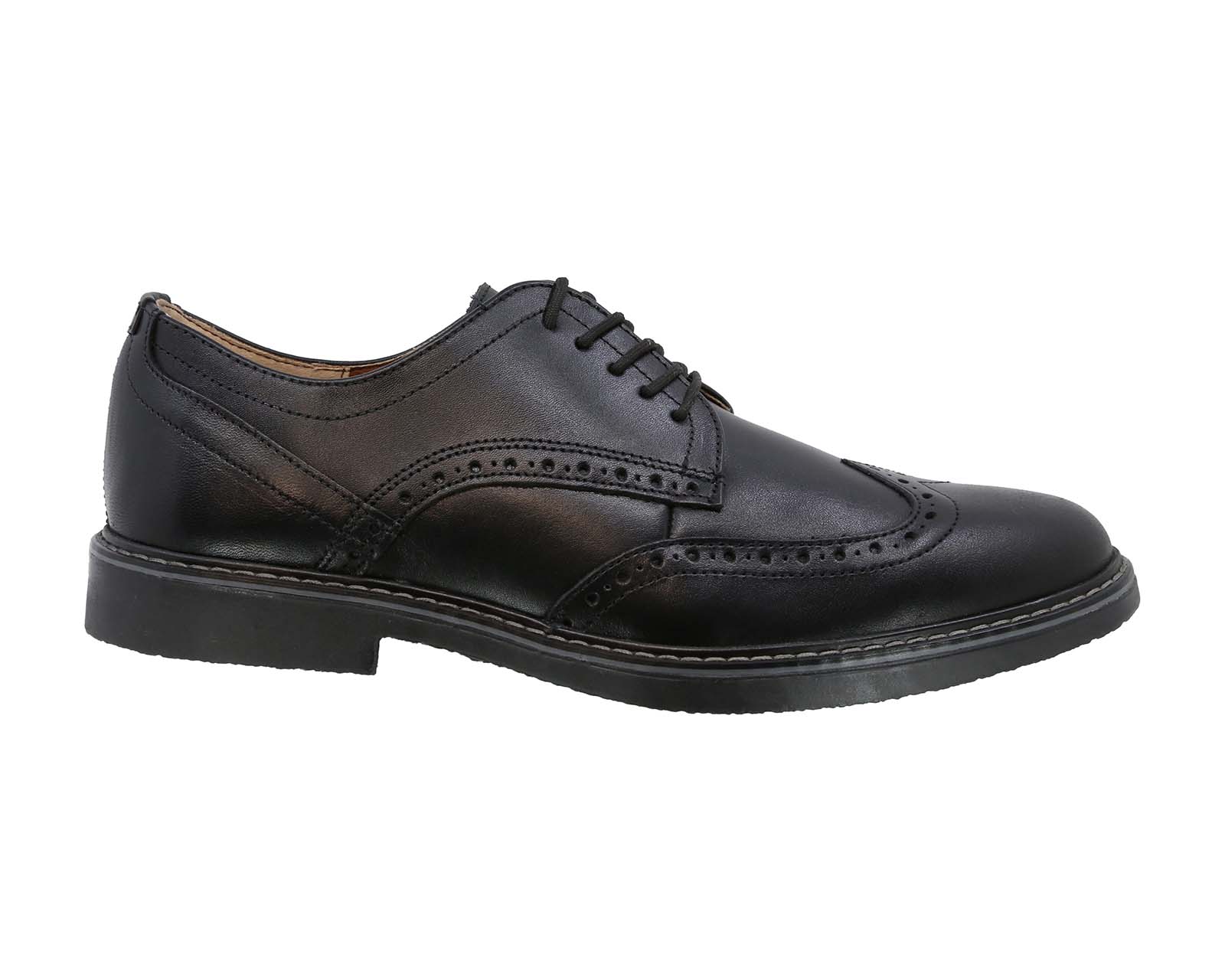 Foto 2 | Zapato Bostoniano Triples de Piel Enzo 35804 Negro para Hombre