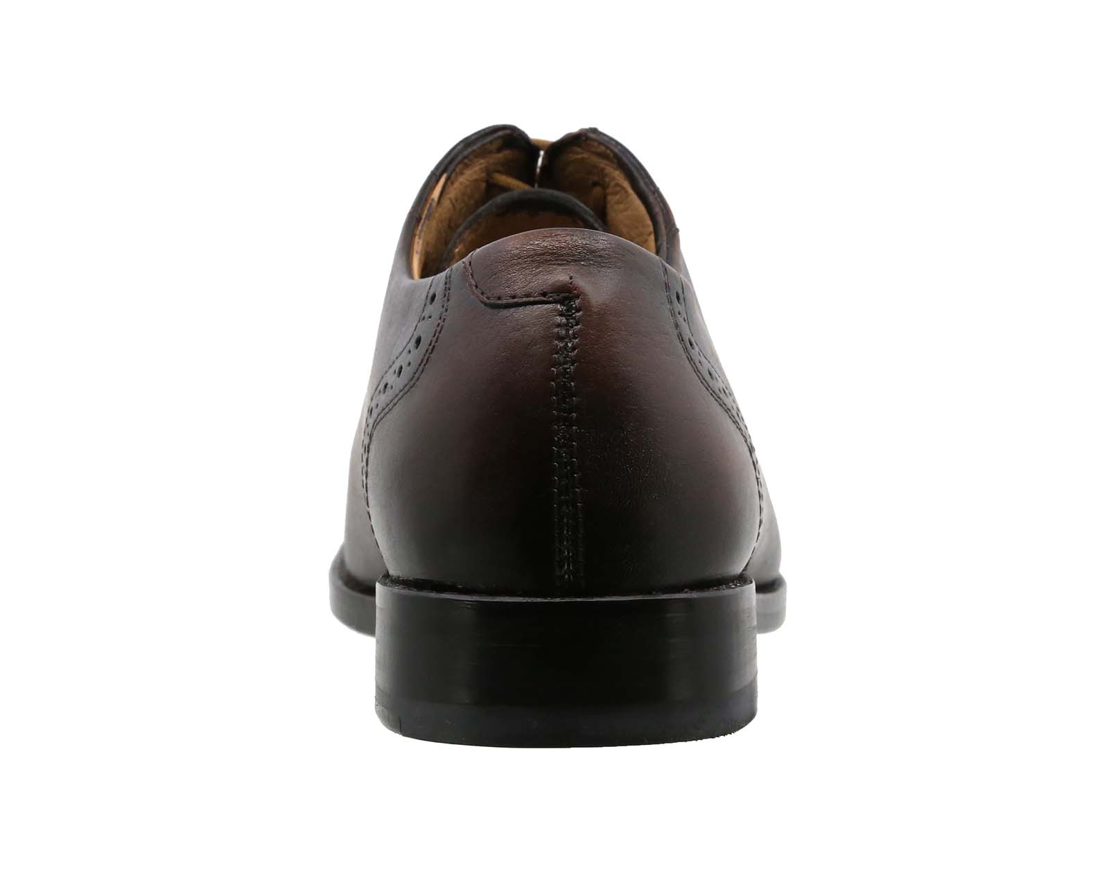 Foto 6 pulgar | Zapato Bostoniano Suela de Cuero Triples Firenze 36151 Caoba para Hombre