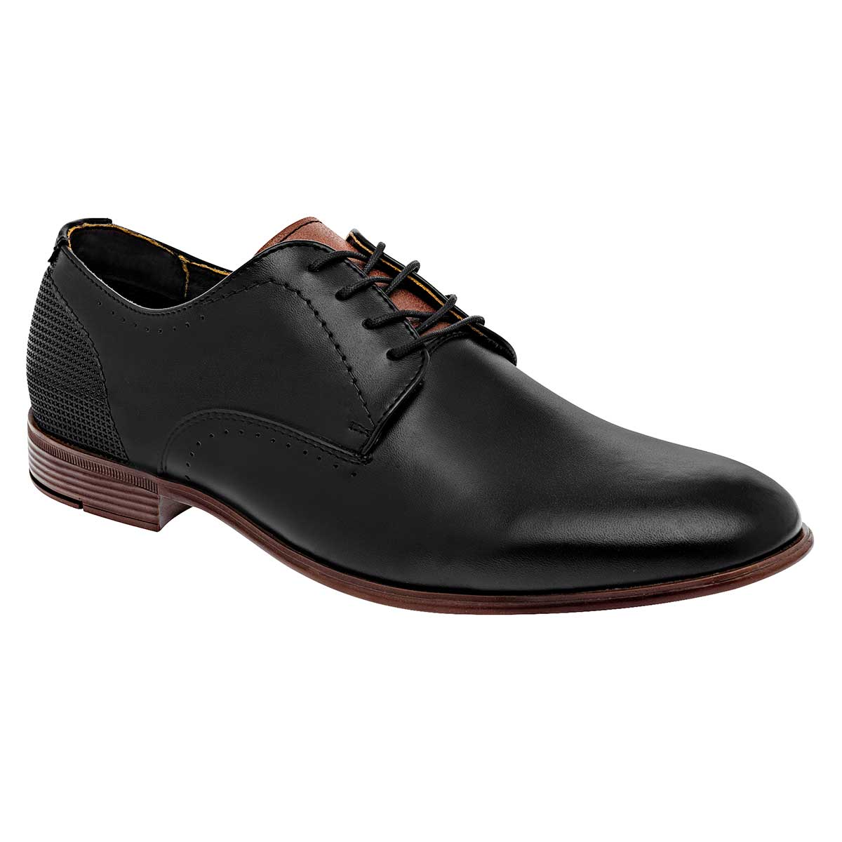 Foto 1 | Negro Total Zapato De Vestir Para Hombre Negro, Código 101004-1