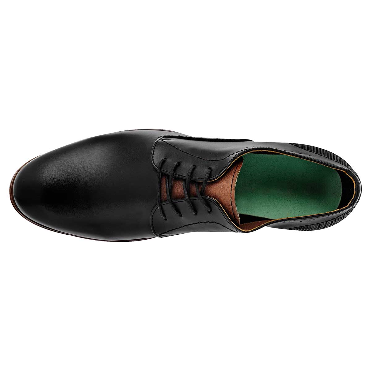 Foto 2 | Negro Total Zapato De Vestir Para Hombre Negro, Código 101004-1