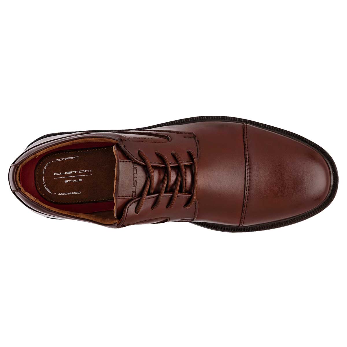 Foto 3 pulgar | Zapato de Vestir Negro Total 112656-1 Café para Hombre