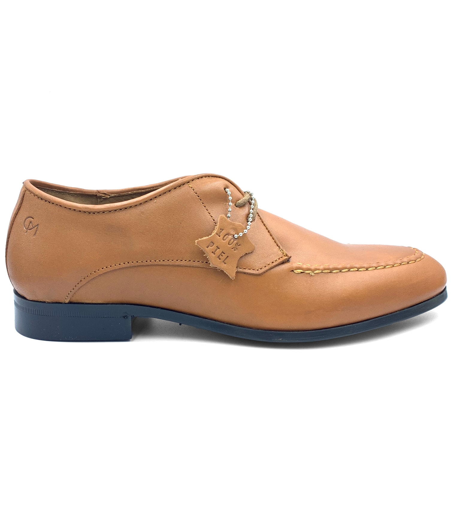 Zapato De Vestir Comboni 6601 Color Miel Atanado $899