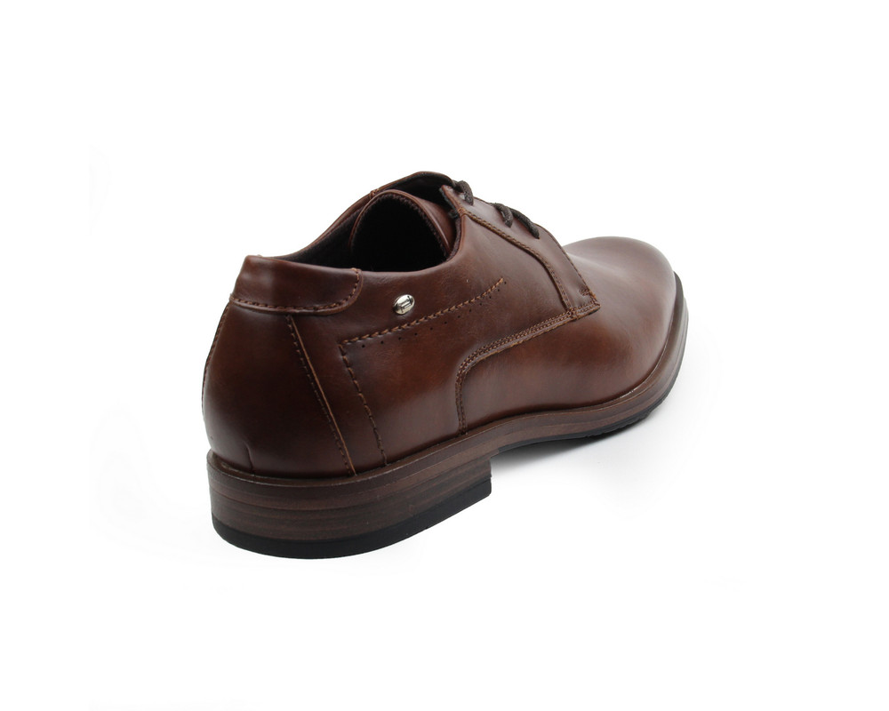 Foto 4 pulgar | Zapato De Vestir Para Hombre Lob Footwear Pu Café 57704022