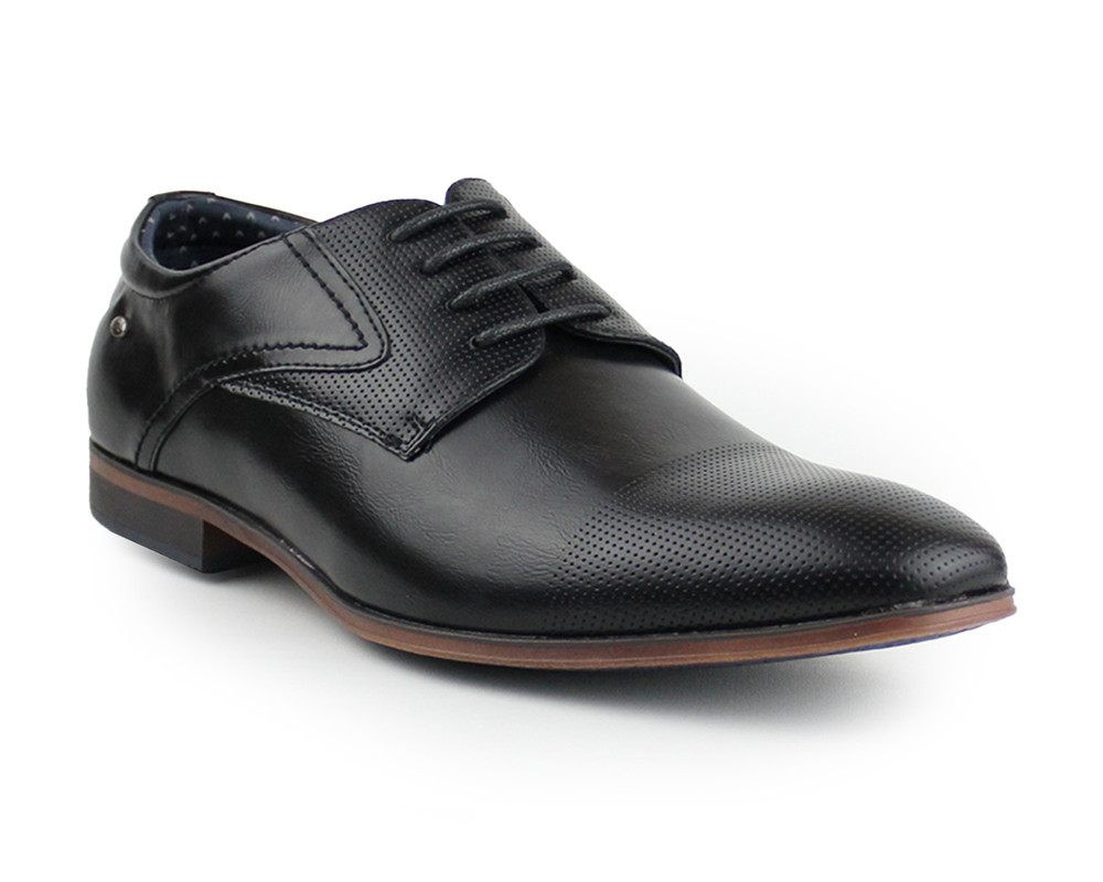 Foto 1 | Zapato de Vestir Lob Footwear Pu Negro 57704027 para Hombre