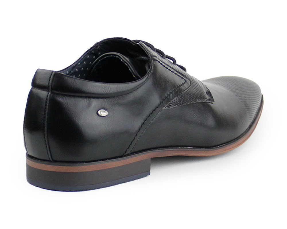 Foto 4 pulgar | Zapato de Vestir Lob Footwear Pu Negro 57704027 para Hombre