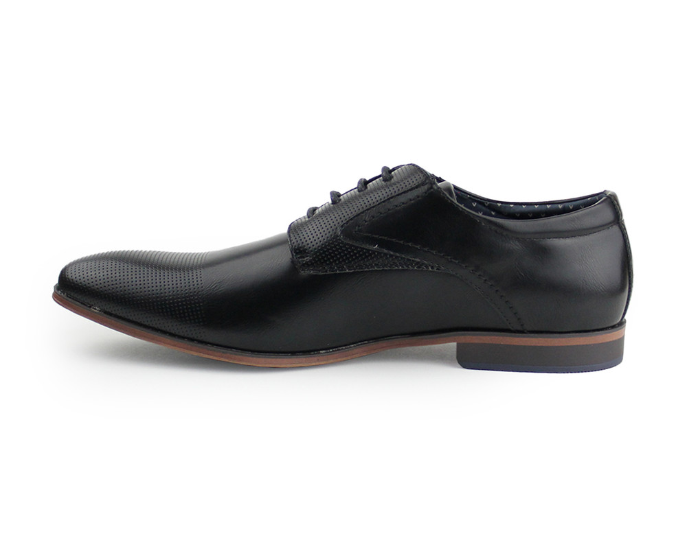 Foto 5 | Zapato de Vestir Lob Footwear Pu Negro 57704027 para Hombre