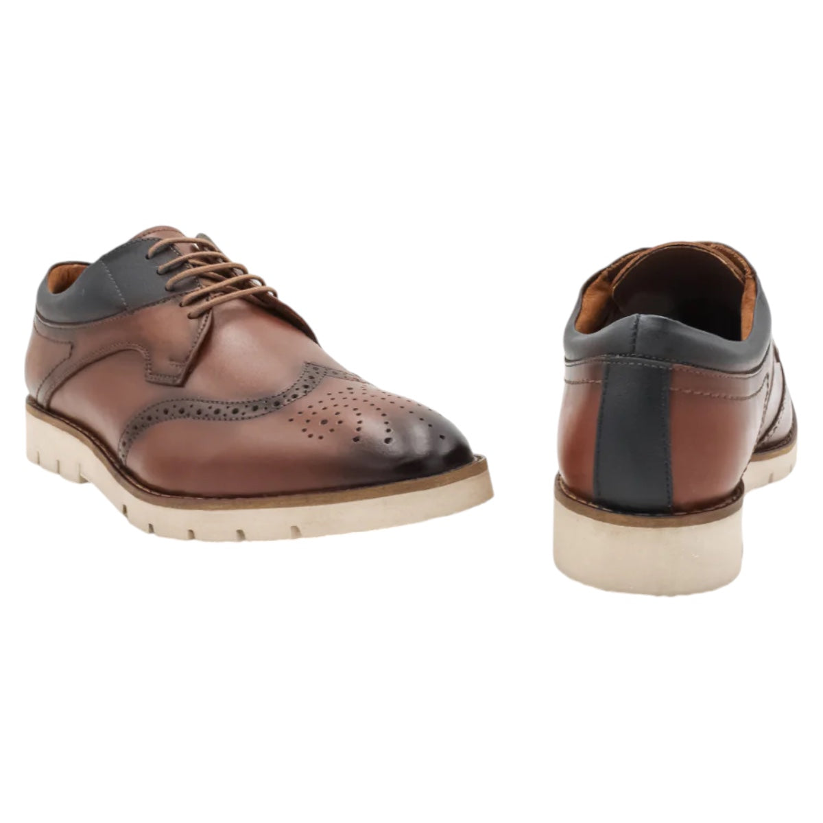 Foto 7 pulgar | Zapatos Oxford Rbcollection de Piel Café para Hombre