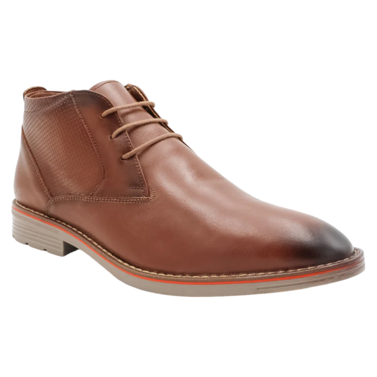 Foto 2 pulgar | Zapatos RBCollection Oxfords Exterior Piel Natural Café para Hombre