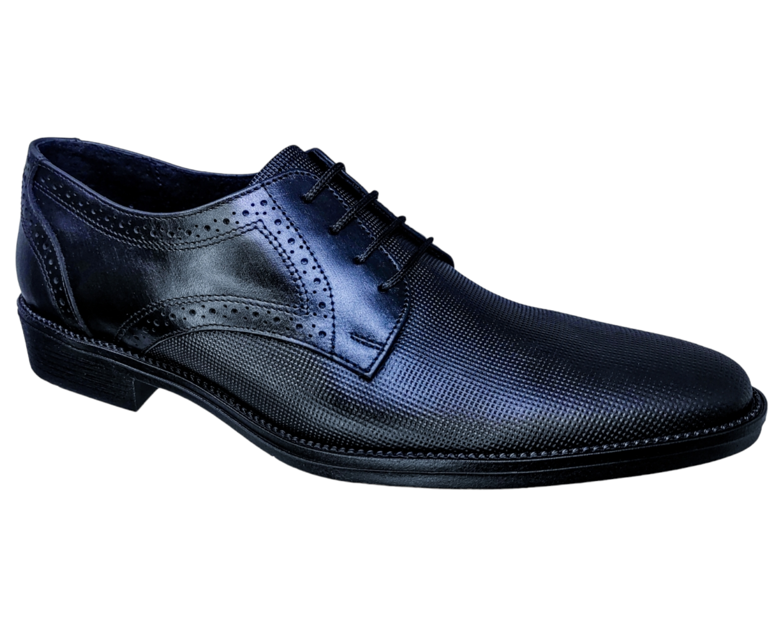 Foto 2 pulgar | Zapatos De Vestir Para Hombre Formales En Piel Vacuno Grabada Ejecutivo