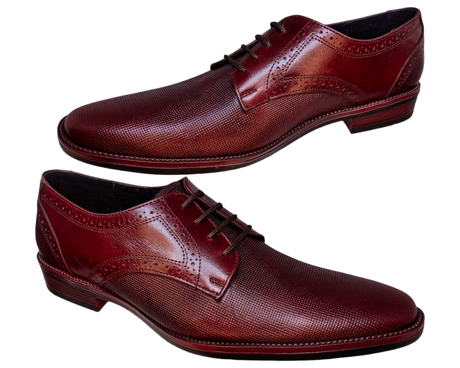 Foto 7 | Zapatos De Vestir Para Hombre Formales En Piel Vacuno Grabada Ejecutivo