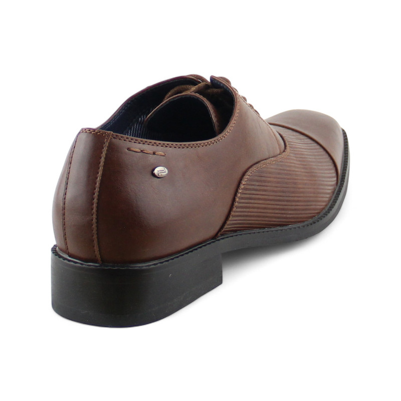 Foto 4 pulgar | Zapato De Vestir Para Hombre Lob Footwear Pu Café 57704545