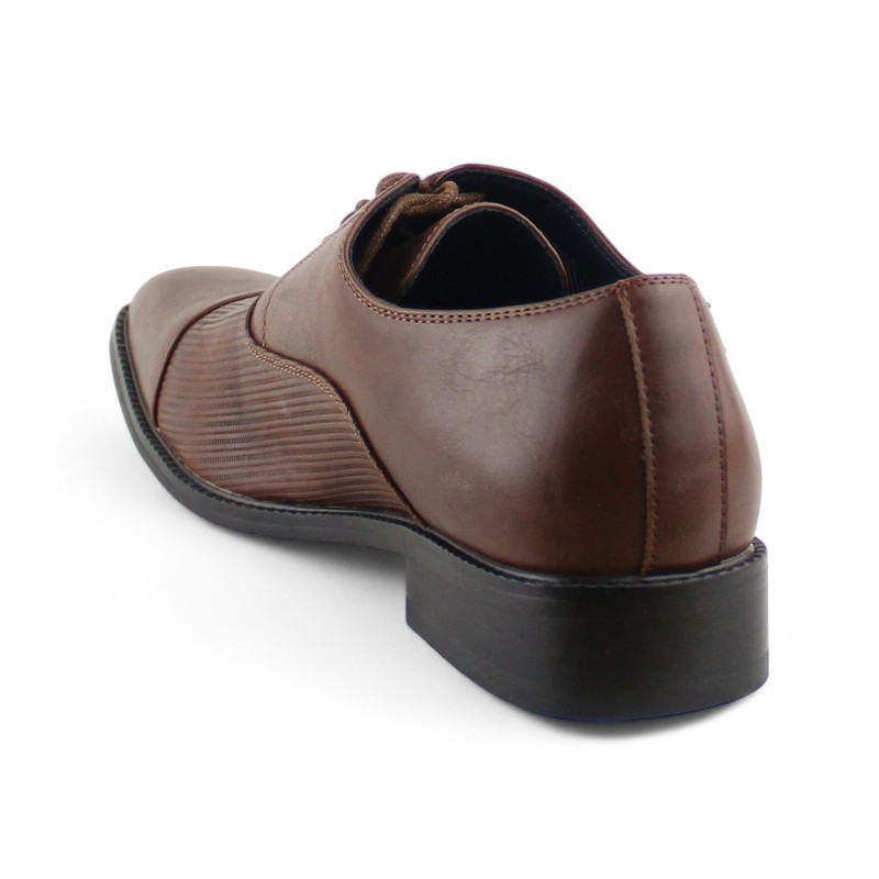 Foto 5 pulgar | Zapato De Vestir Para Hombre Lob Footwear Pu Café 57704545