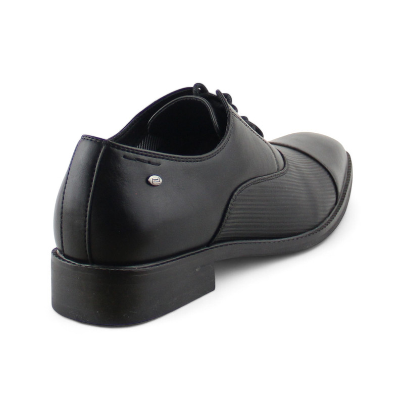 Foto 3 | Zapato De Vestir Para Hombre Lob Footwear Pu Negro 57704544