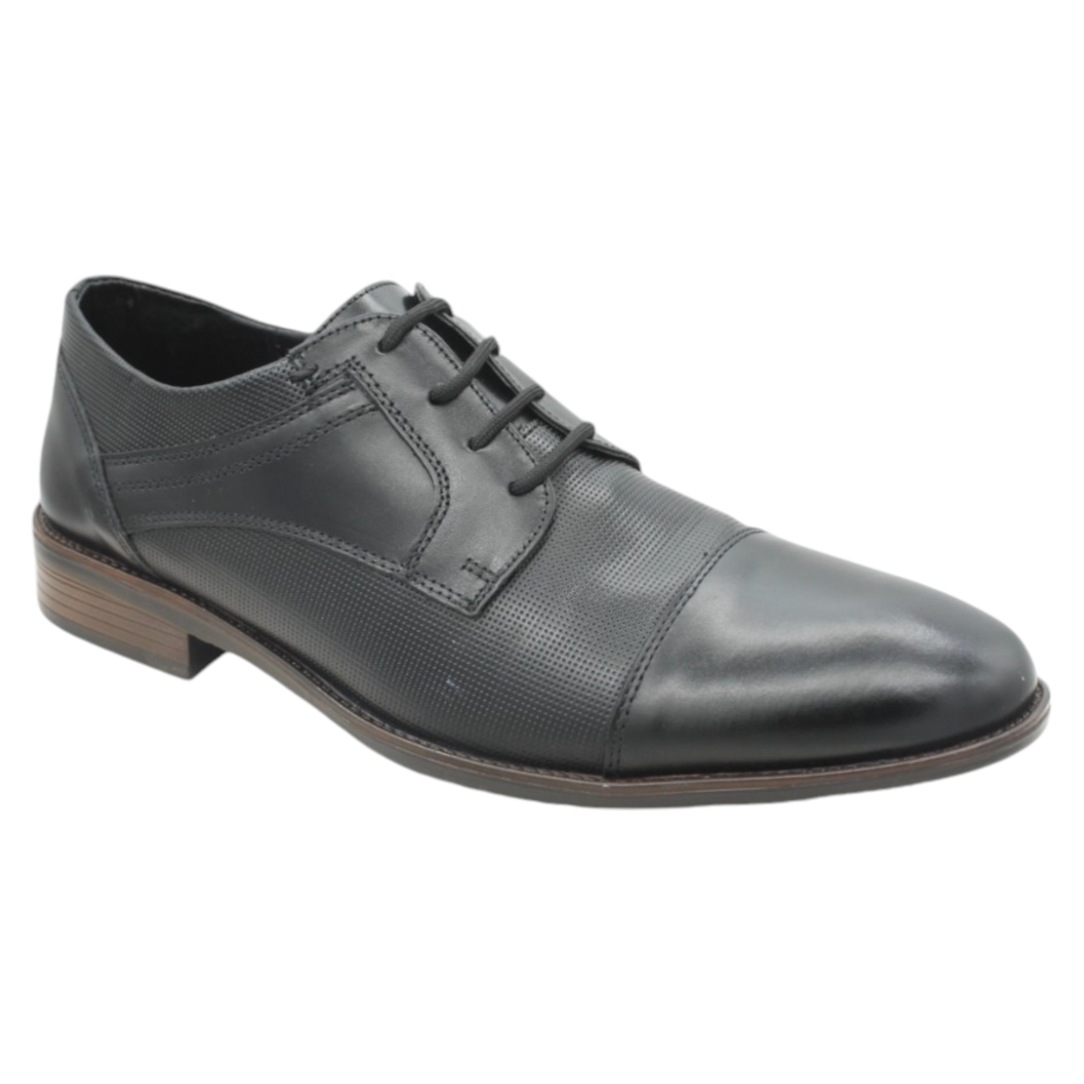 Foto 1 | Zapatos De Vestir Exterior Piel Color Negro Para Hombre De Rbcollection