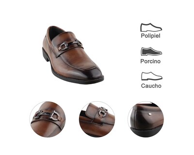 Foto 7 | Vestir Para Hombre Lob Footwear Pu Café 57804510