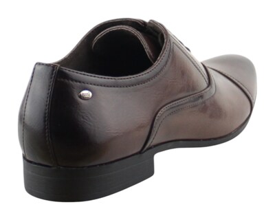 Foto 3 | Vestir Para Hombre Lob Footwear Pu Café 57804504