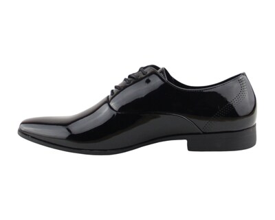 Foto 5 | Vestir Para Hombre Lob Footwear Pu Patent Negro 57804507
