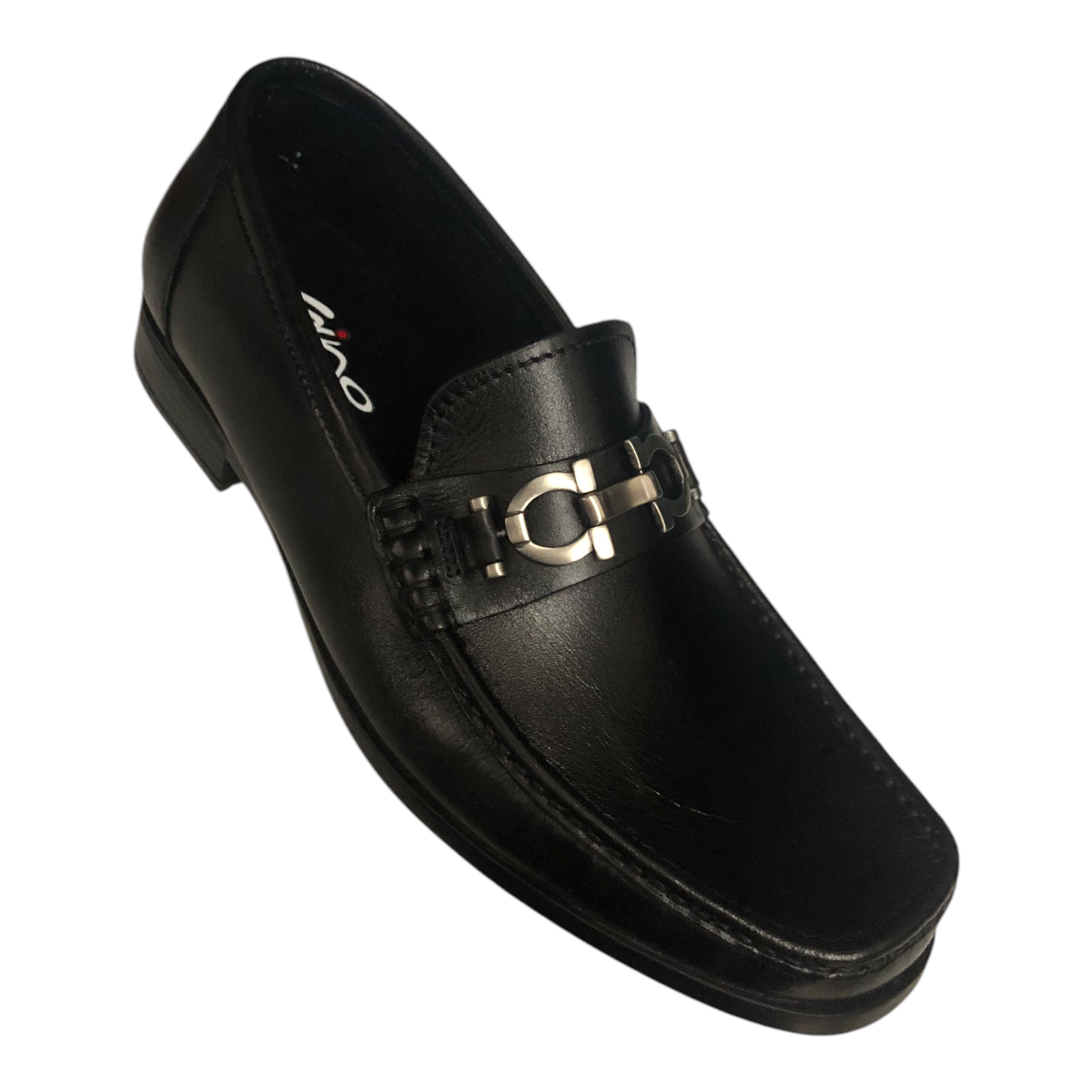 Foto 4 pulgar | Zapato Vite Negro Piel Para Caballero Gino Cherruti