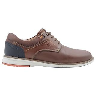 Foto 2 | Oxfords Exterior Piel Vegana Color Café Para Hombre De Rbcollection