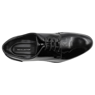 Foto 3 | Zapatos De Vestir Exterior Charol Color Negro Para Hombre De Rbcollection