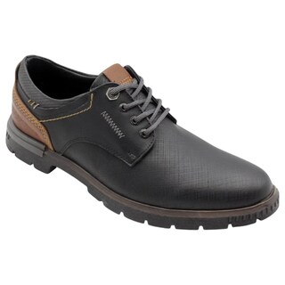 Foto 1 | Oxfords Exterior Piel Vegana Color Negro Para Hombre De Rbcollection