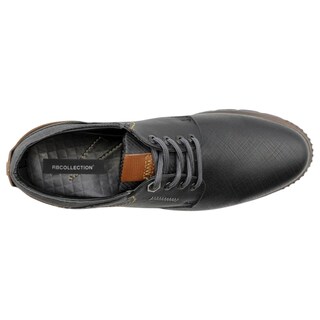 Foto 3 | Oxfords Exterior Piel Vegana Color Negro Para Hombre De Rbcollection